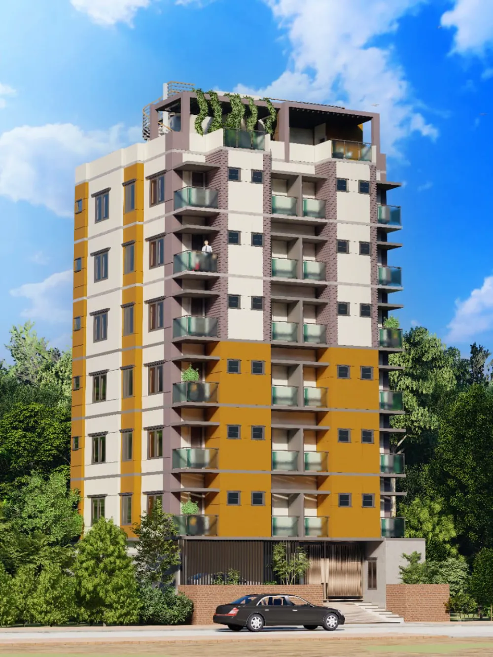 Munshi palace, 7 (SEVEN) STORIED RESIDENTIAL BUILDING ON TONGI WEST, DIST. GAZIPUR, BANGLADESH