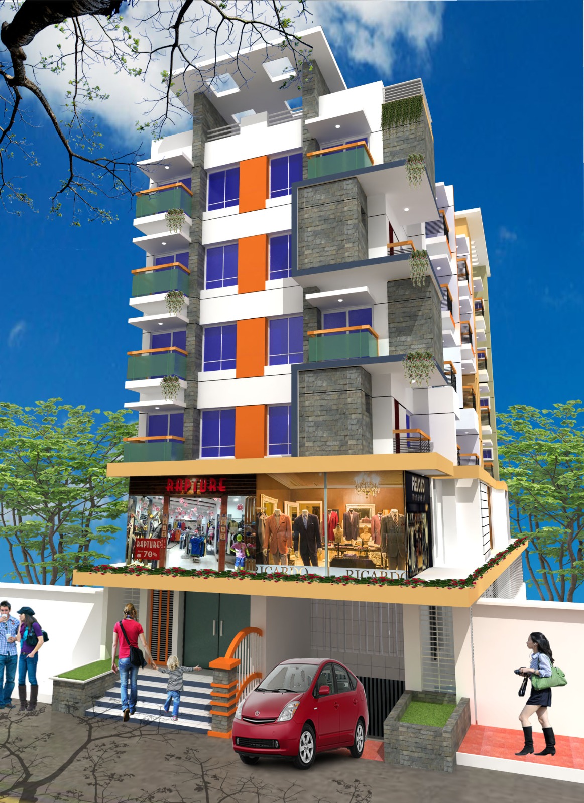 O6 (Six) Storied Residential Building Kushtia